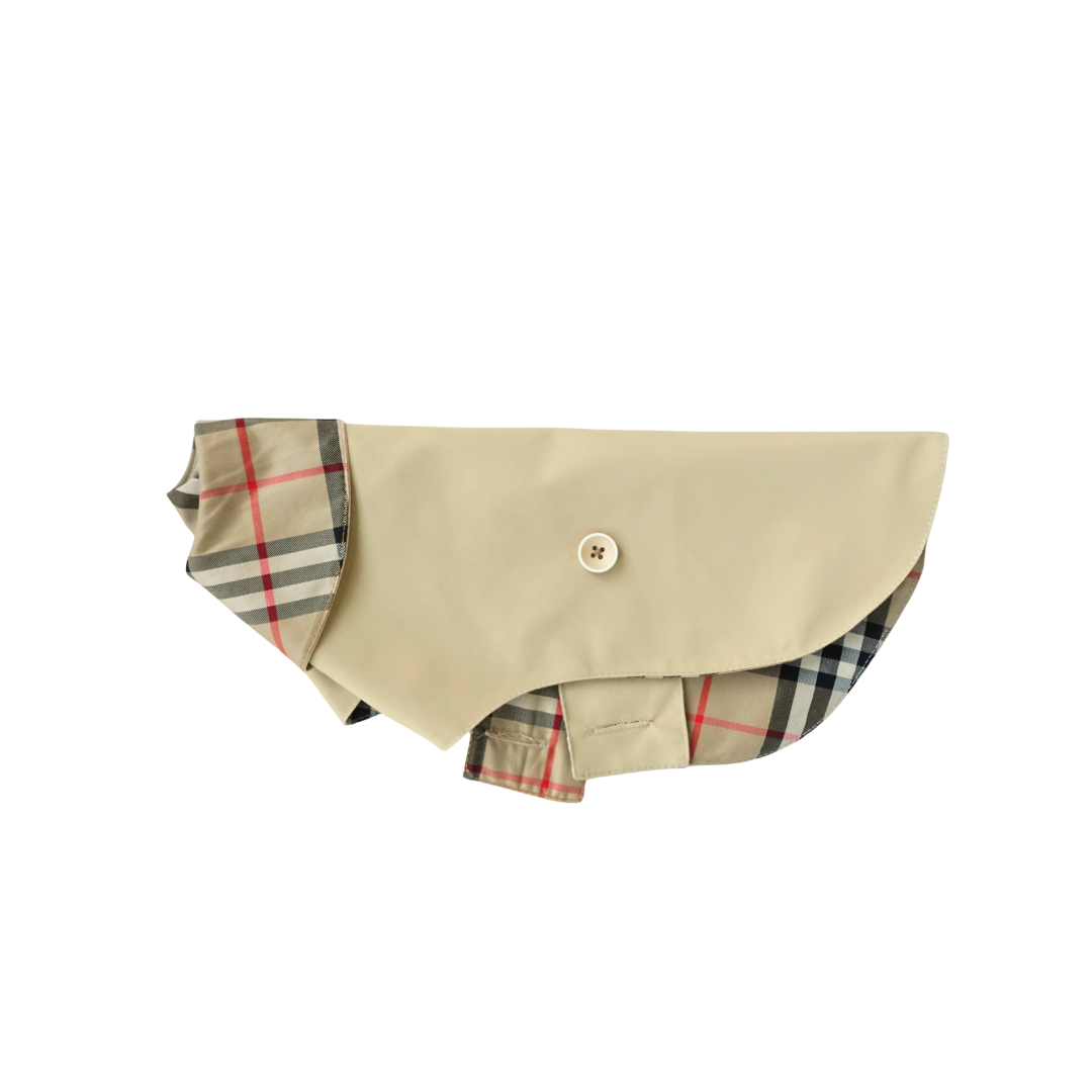 Handmade British Heritage Dog Coat — Classic Check Edition