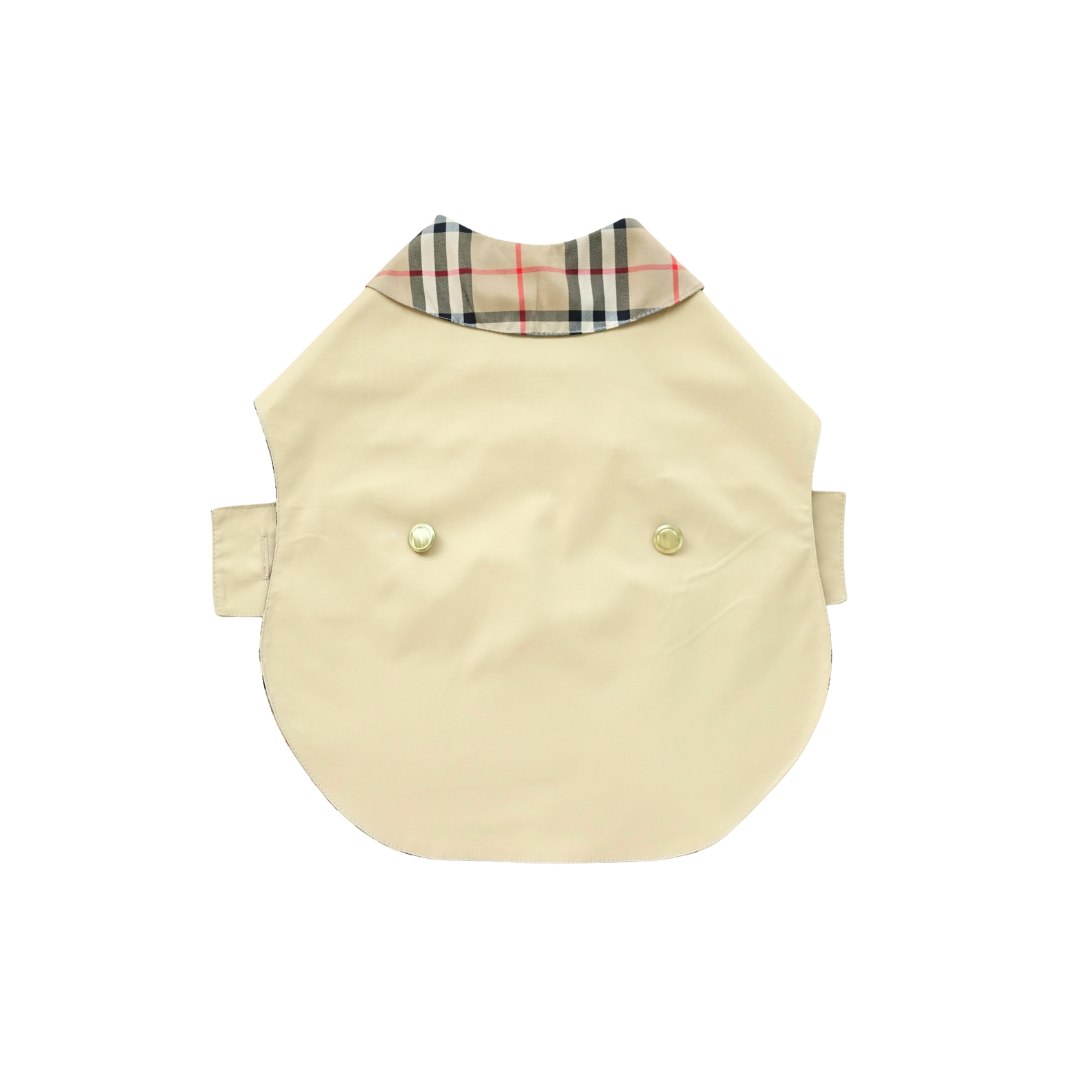 Handmade British Heritage Dog Coat — Classic Check Edition