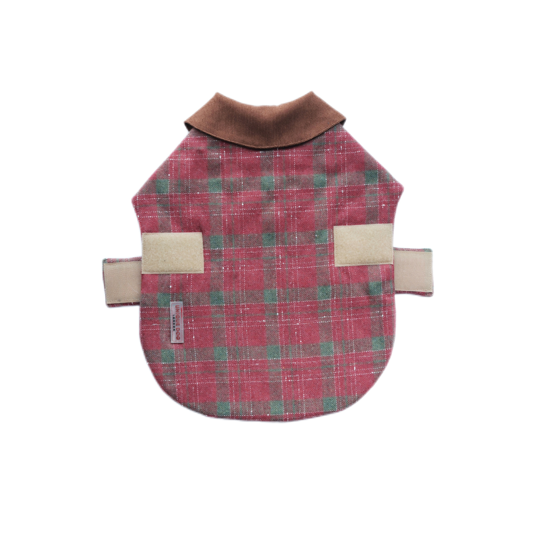 Unique Dog Vintage - Red Tweed Coat