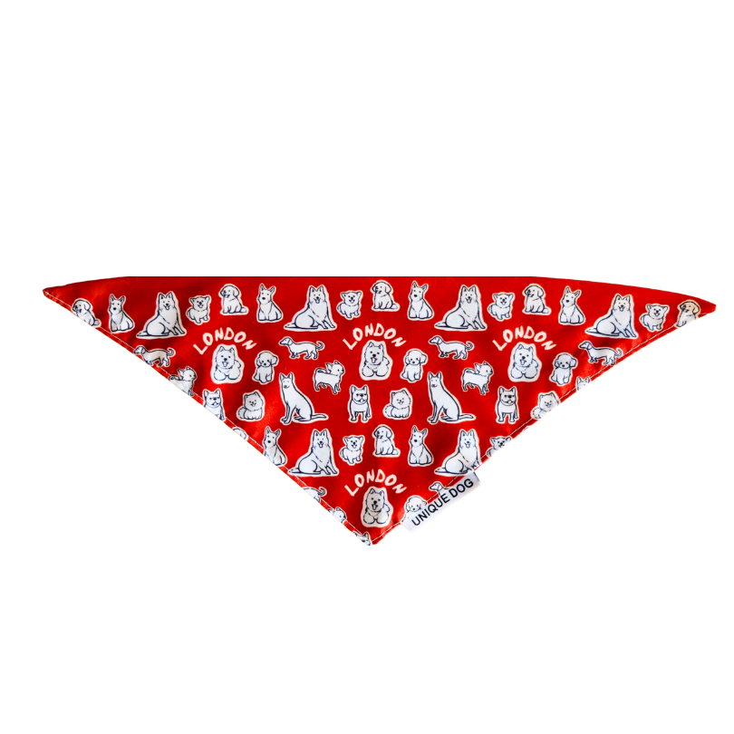 London Attitude Bandana - Unique Dog Signature Bandana