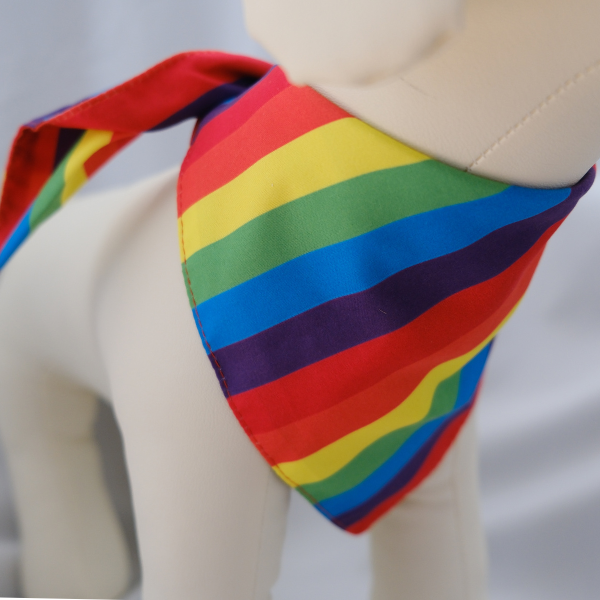Rainbow Pride Dog Bandana – Celebrate Love & Diversity with Your Pup