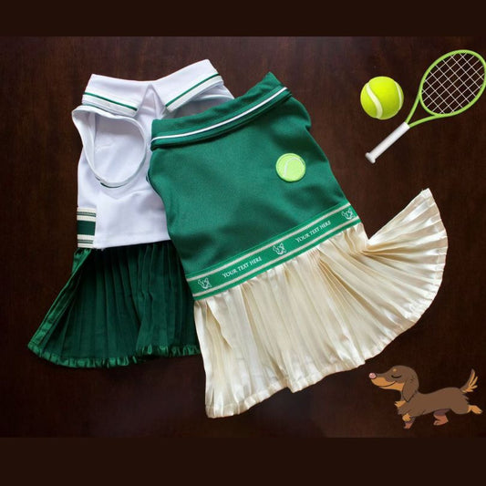 Wimbledon Pup Tennis Dress
