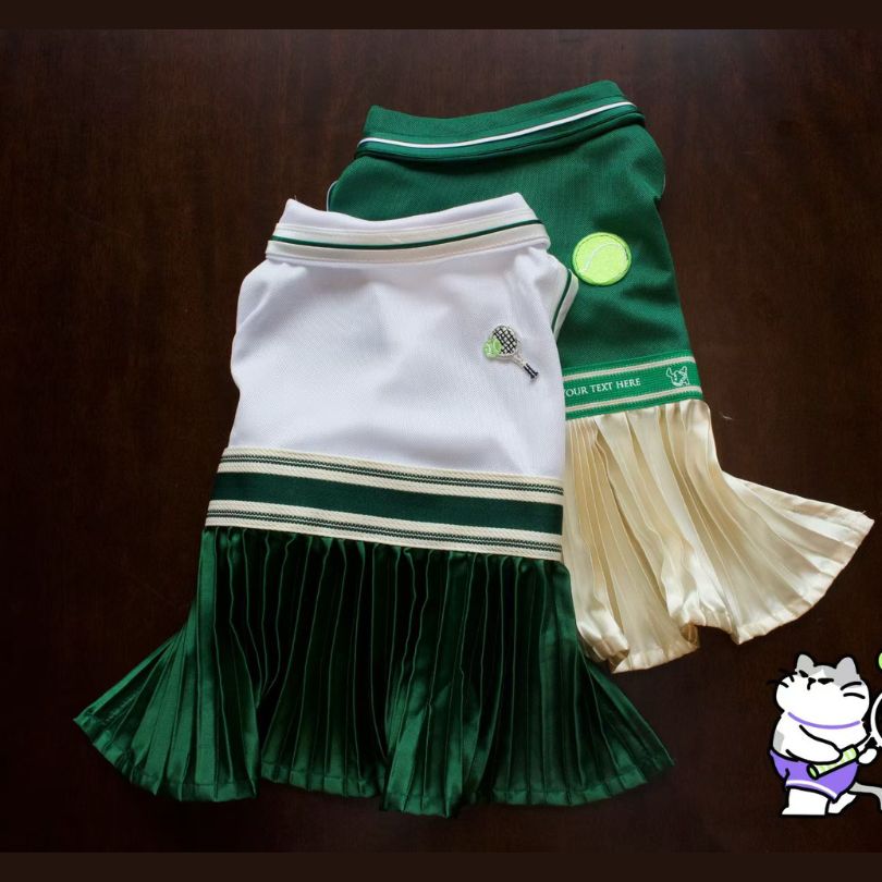 Wimbledon Pup Tennis Dress