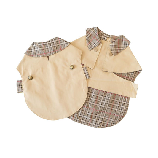 Handmade British Heritage Dog Coat — Highland Tan Edition