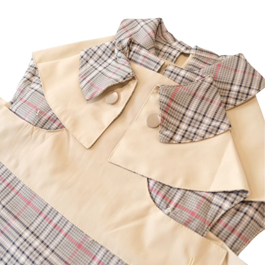 Handmade British Heritage Dog Coat — Highland Tan Edition