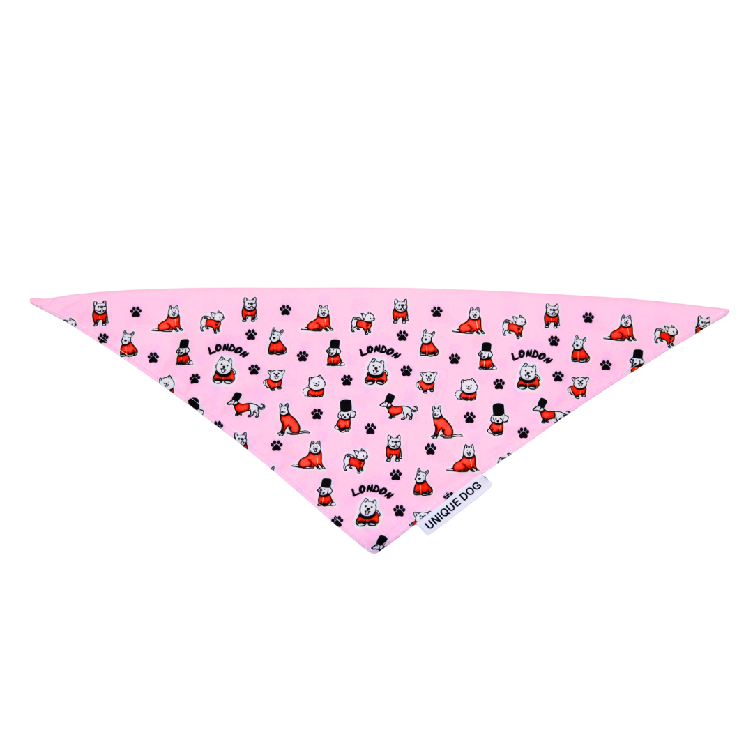 Royal Pups Bandana – Baby Pink Edition