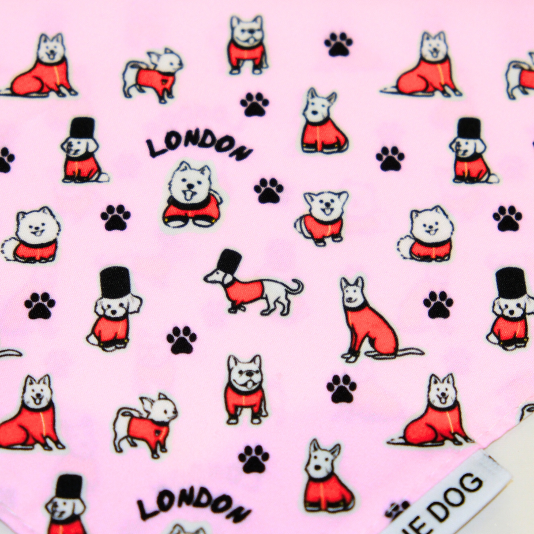 Royal Pups Bandana – Baby Pink Edition
