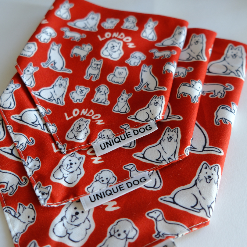 London Attitude Bandana - Unique Dog Signature Bandana