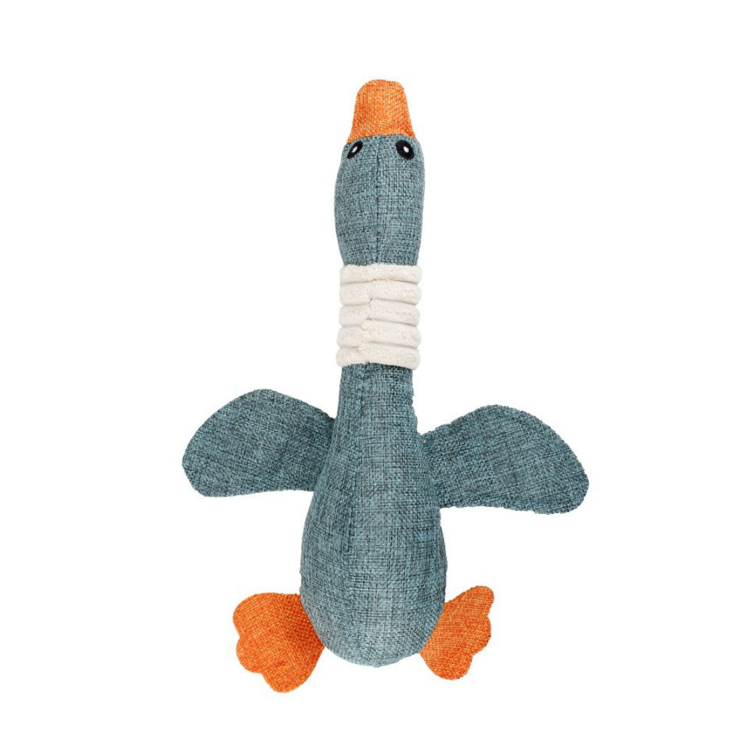Hug-n-Tug Duck Toy – Canvas Edition