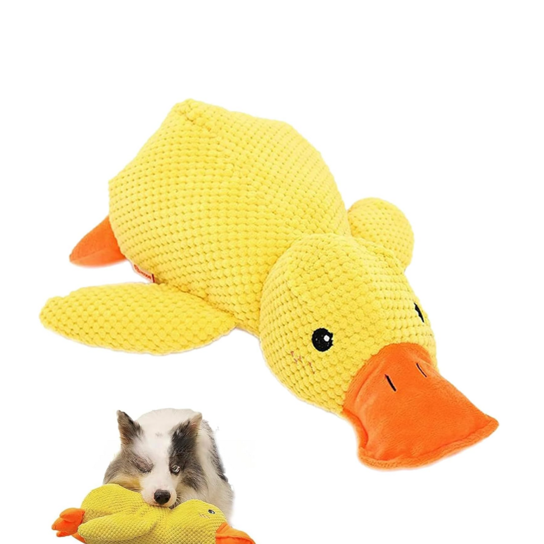 Snuggle Quack Plush Yellow Duck Toy – Soft Chew Toy