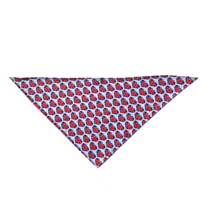 Union Jack Harmony Pet Bandana - Seamless British Design