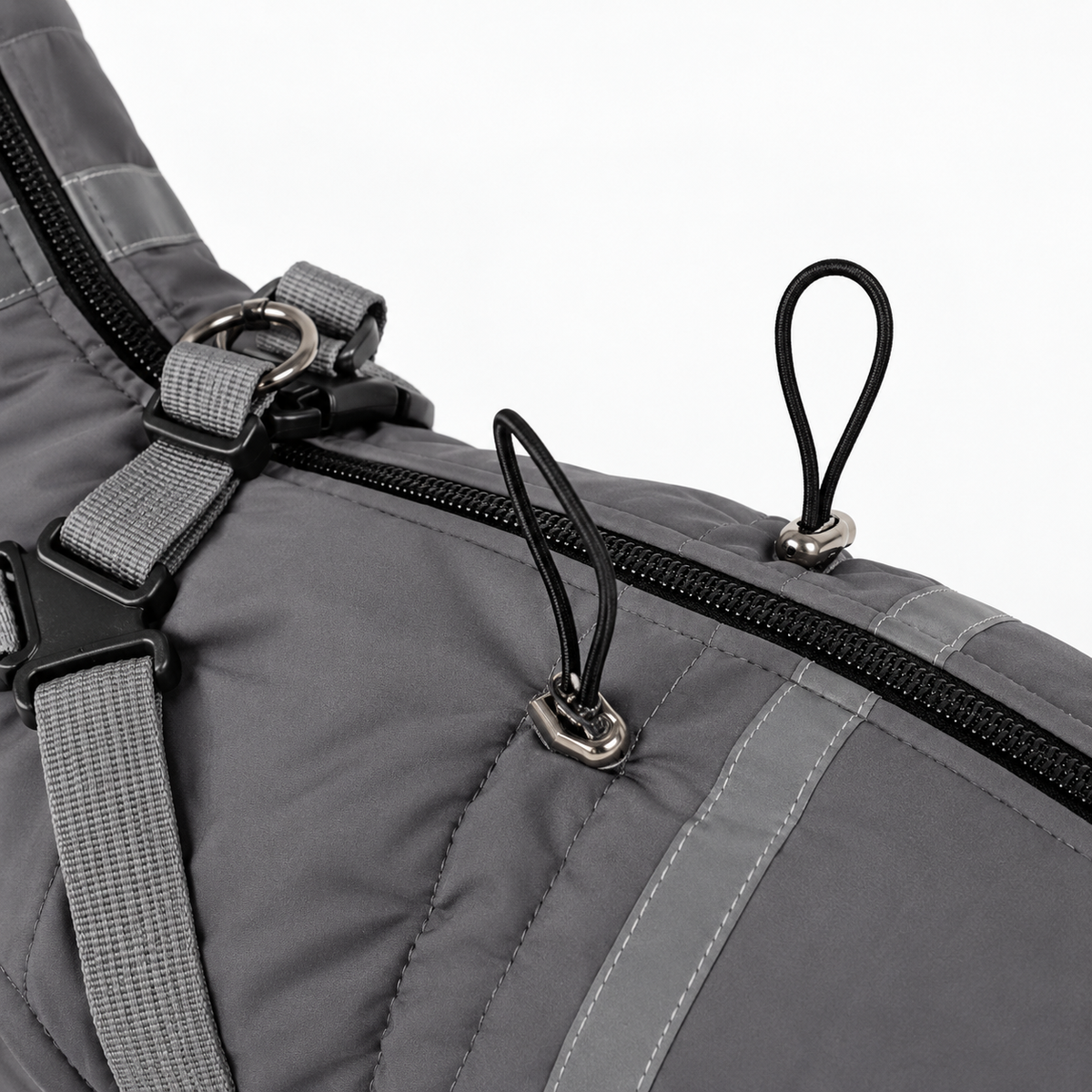 Utility Harness Dog Coat - Slate Grey
