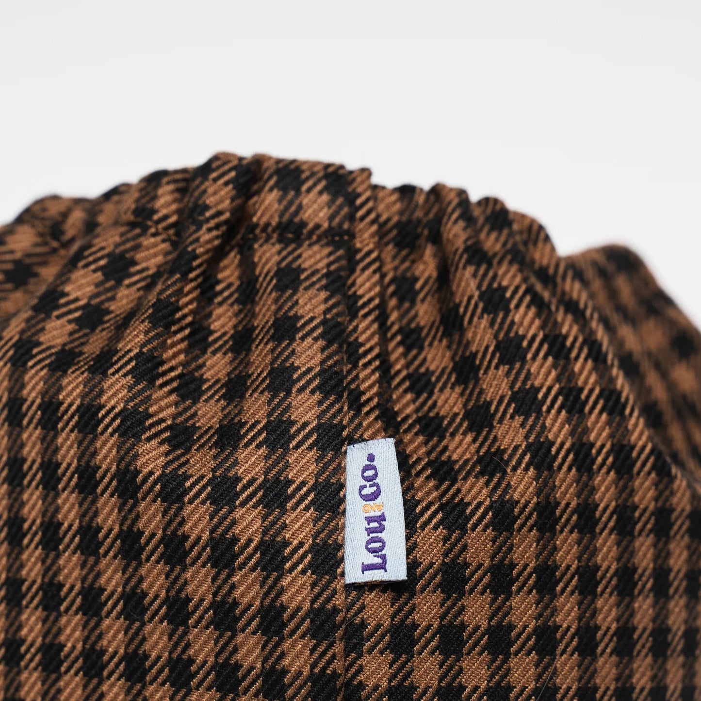 Dog Snood Waterproof Brown Checkered