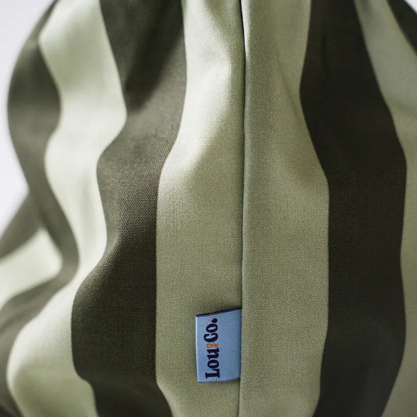 Dog Snood Green Stripes