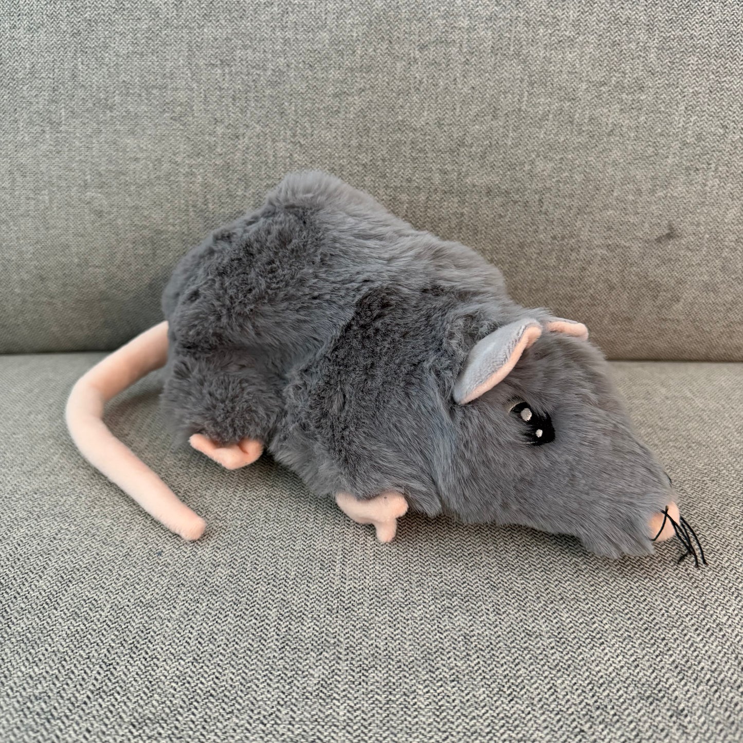 Snuffle Mouse Dog Toy – Nosework Puzzle Plush with Hidden Treat Pockets