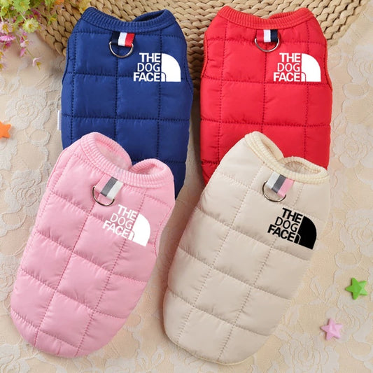 DogFace Vest – Warm Quilted Coat for Small to Medium Dogs
