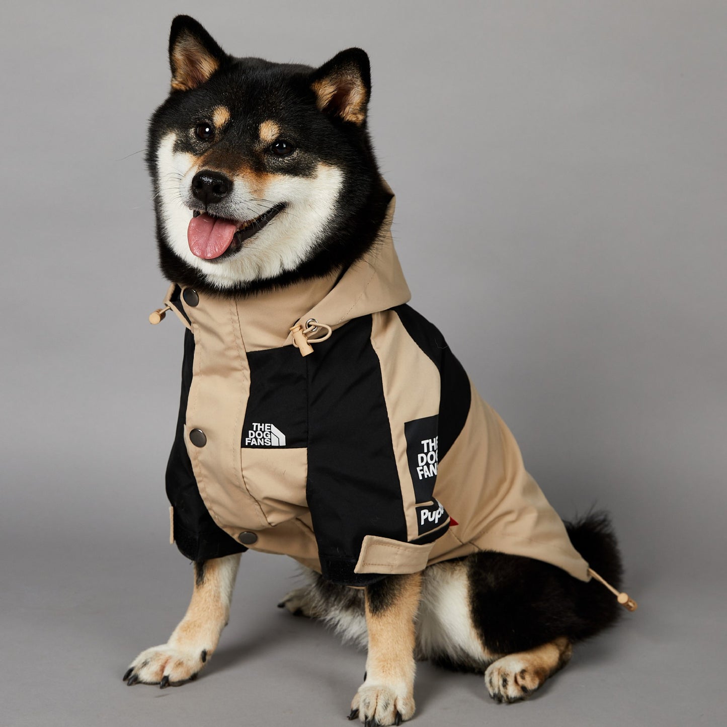 DogFans Waterproof Jacket - Khaki