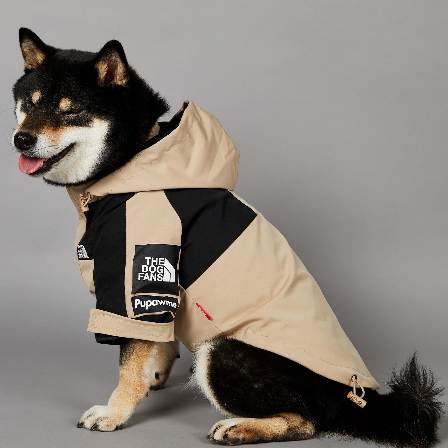 DogFans Waterproof Jacket - Khaki