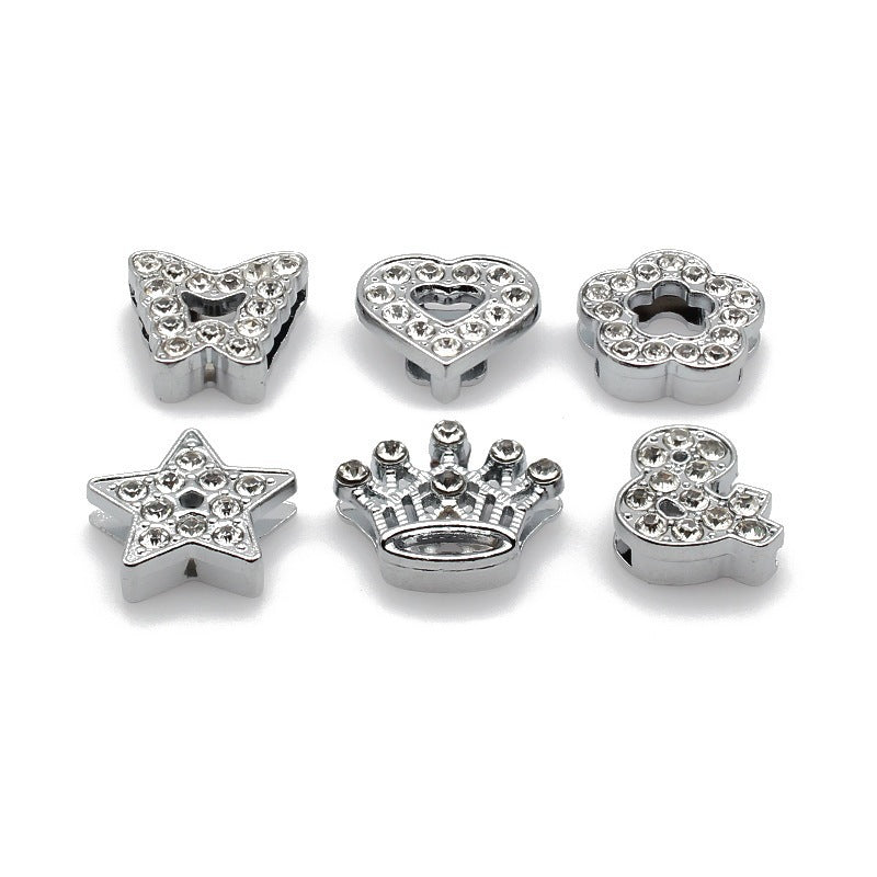DIY Rhinestone Beads for Pet Collar – Alphabet & Decorative Charms
