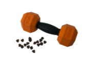 Rubber Dumbbell Pet Toy
