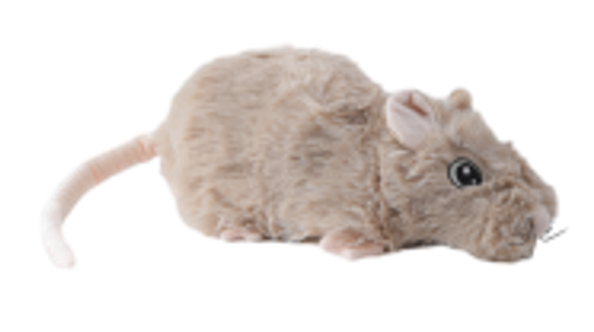 Snuffle Mouse Dog Toy – Nosework Puzzle Plush with Hidden Treat Pockets