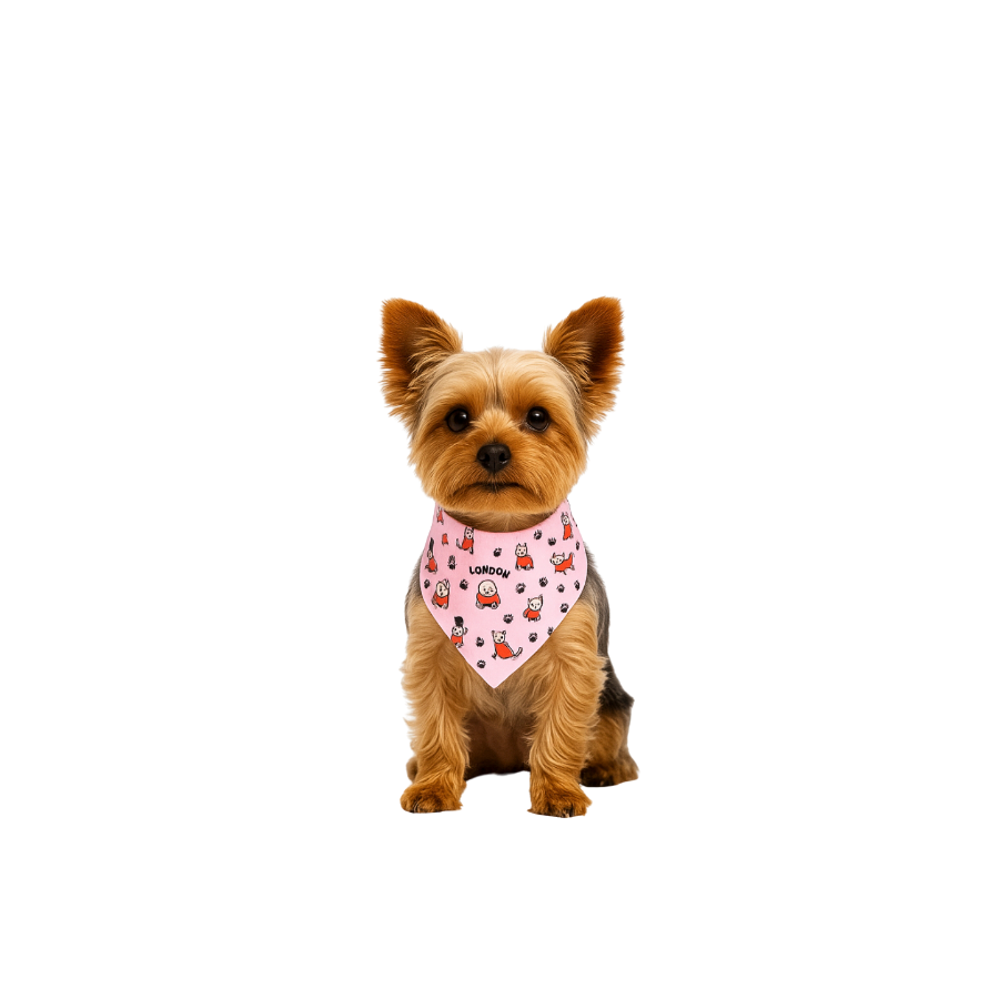 Royal Pups Bandana – Baby Pink Edition