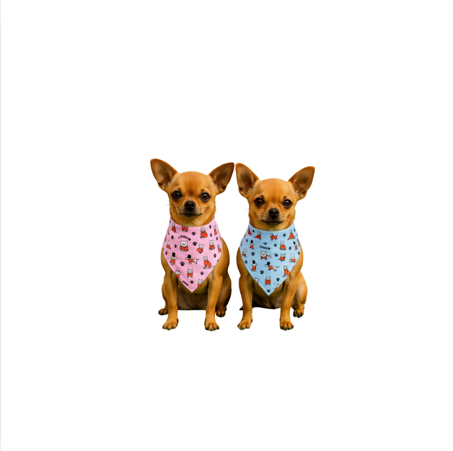 Royal Pups Bandana – Baby Blue Edition