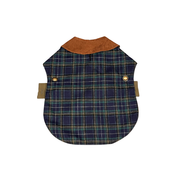 Handmade British Heritage Dog Coat — Olive Classic Field Edition
