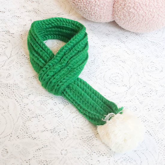 Knitted Xmas Dog Scarf — Cosy Holiday Edition