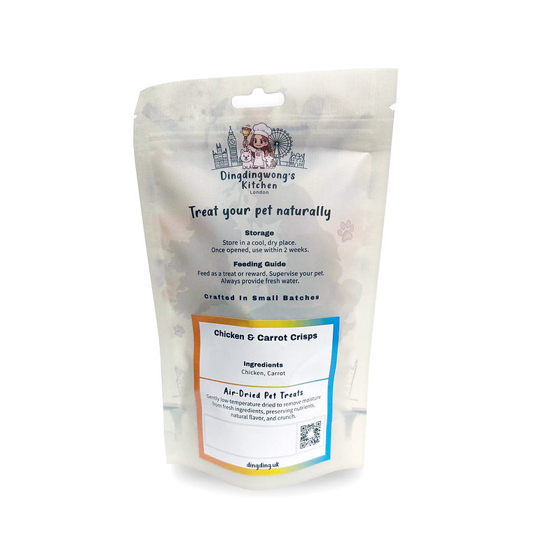 Air-Dried Chicken & Carrot Chips / 20g