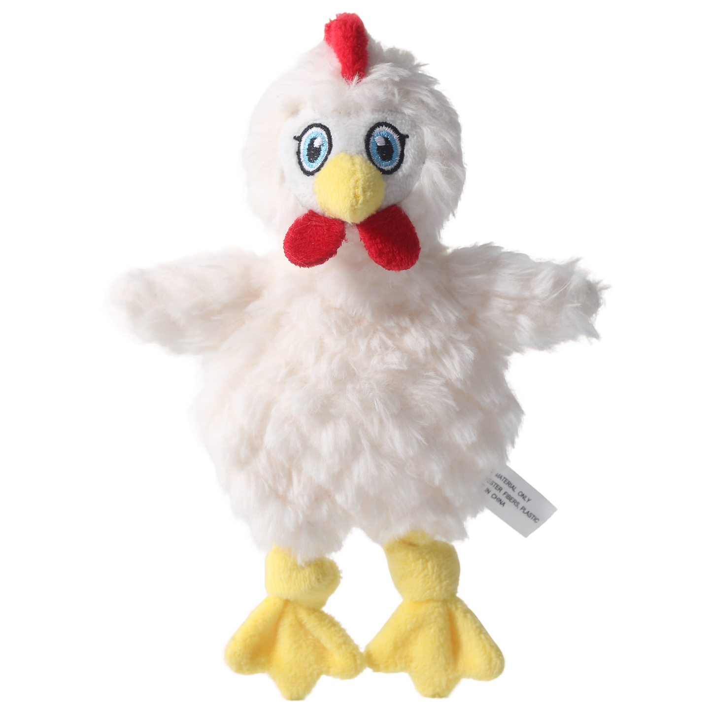 Flat Chicken Squeaky Dog Toy – Gentle Interactive Play