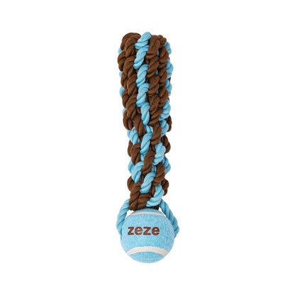 Oh Yeah! Rope & Tennis Ball Dog Toy