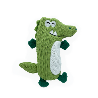 Happy Crocodile Squeaky Dog Toy – Interactive Play