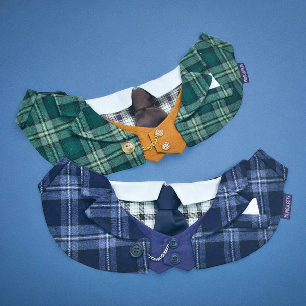 Phillip Formal Pet Bandana – Dapper Outfit for Dogs & Cats (Navy)