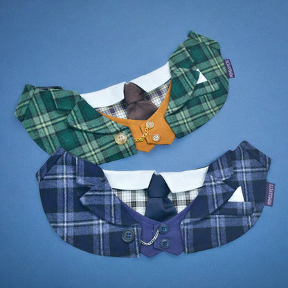 Phillip Formal Pet Bandana – Dapper Outfit for Dogs & Cats (Navy)