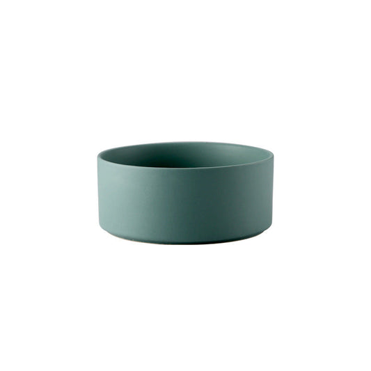 Green Ceramic Pet Bowl｜Minimal Feeding Bowl (400ml / 850ml / 1800ml)