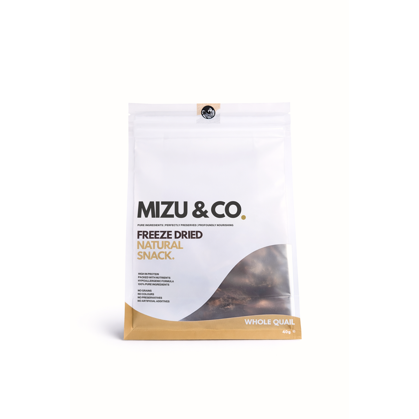 Freeze-Dried Whole Quail - Healthy, High-Protein, Natural Snacks for Dogs (70g)