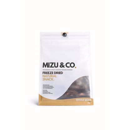 Freeze-Dried Whole Quail - Healthy, High-Protein, Natural Snacks for Dogs (70g)