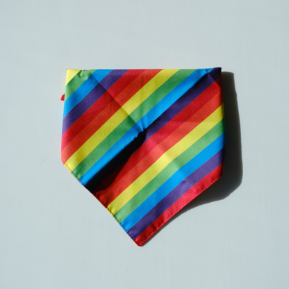 Rainbow Pride Dog Bandana – Celebrate Love & Diversity with Your Pup