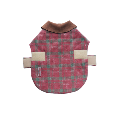 Unique Dog Vintage - Red Tweed Coat