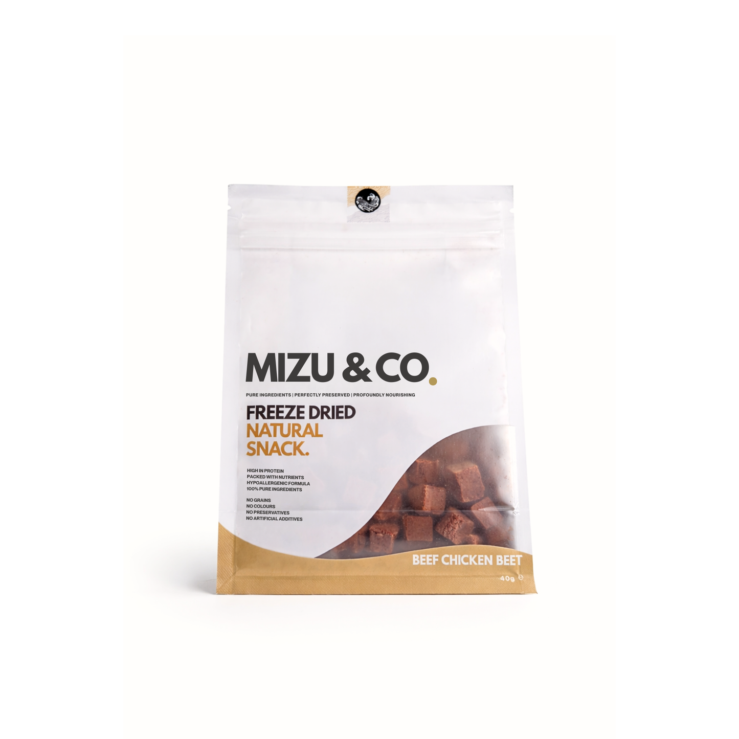 Freeze Dried Chicken, Beef, Beet Cubes Pet Treats (70g)