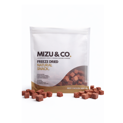 Freeze Dried Chicken, Beef, Beet Cubes Pet Treats (70g)