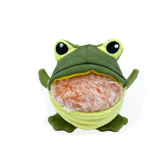 Big Mouth Frog Interactive Treat-Hiding Dog Toy