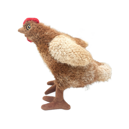 Woven Core Chicken & Hens Dog Toy – Durable Chew & Play