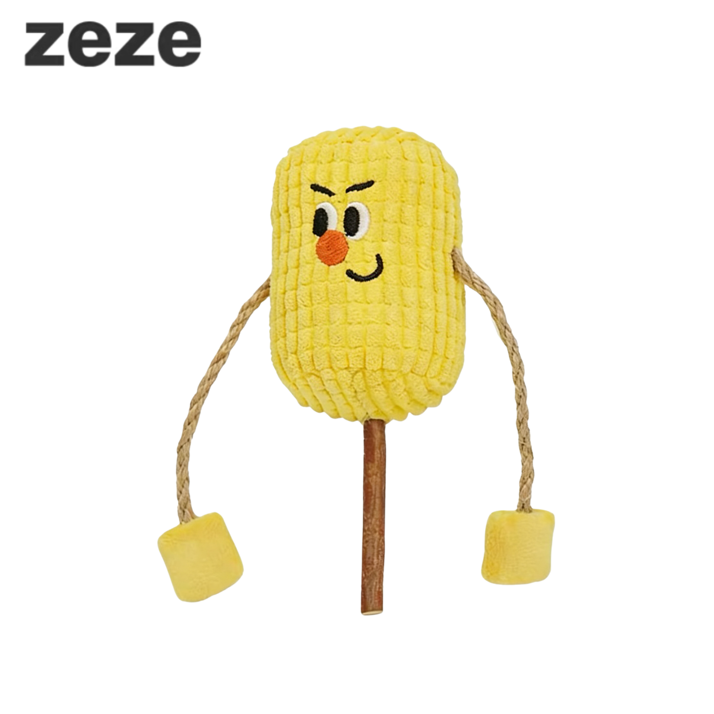 zeze Silvervine Matatabi Wood Pet Toy With Catnip