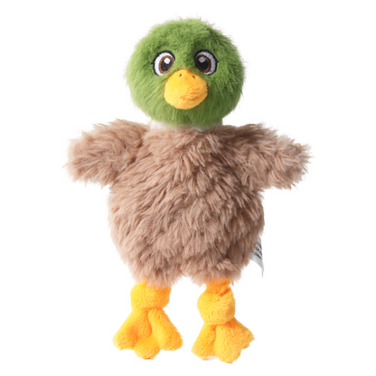 Flat Duck Squeaky Dog Toy – Gentle Interactive Play