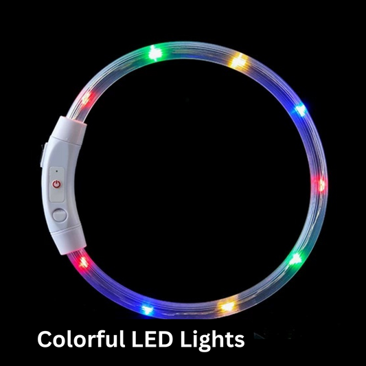 Rainbow Glow - LED Safety Collar for Pets