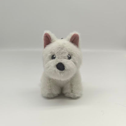 West Highland Terrier Washable Squeaky Dog Toy & Bag Charm