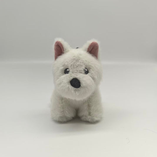 West Highland Terrier Washable Squeaky Dog Toy & Bag Charm
