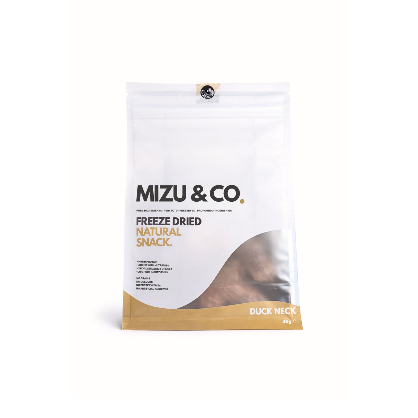 Freeze-Dried Duck Neck - Healthy, High-Protein, Natural Snacks for Dogs (70g)